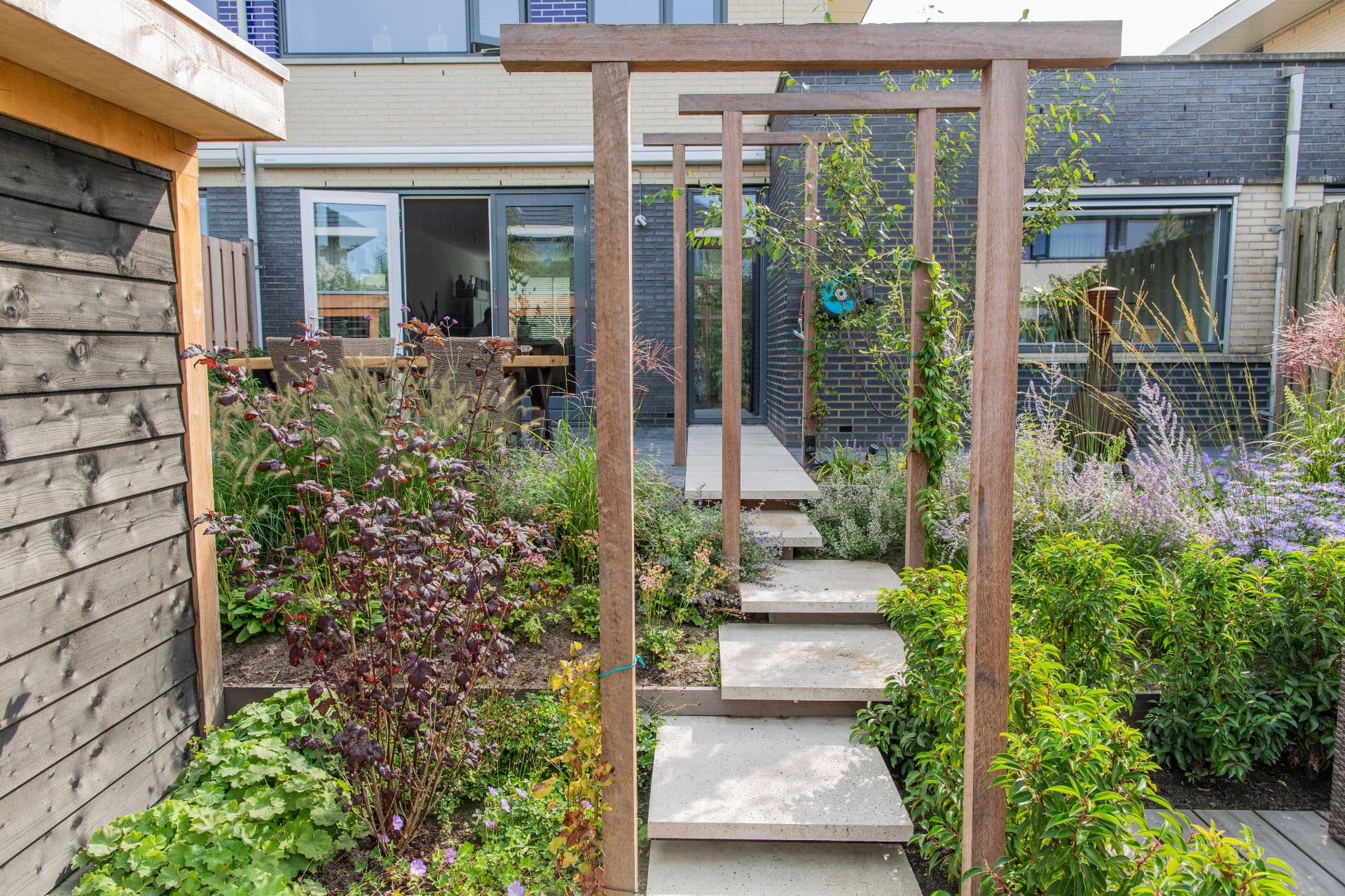 Voorbeeld van een gerealiseerde tuin
