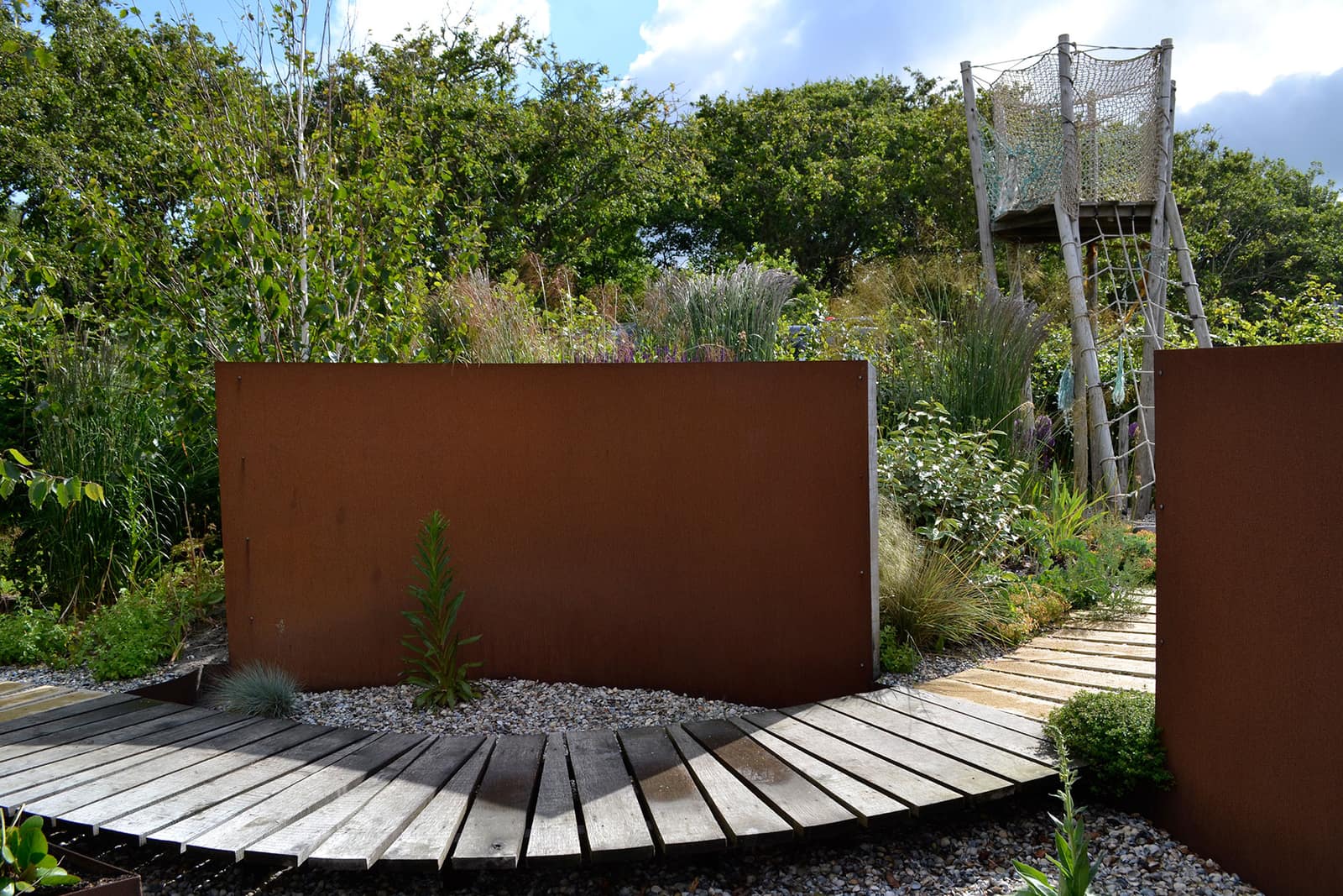 Duinbeplanting met siergrassen